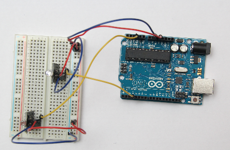 Arduino scheda montata